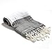 Gute Turkish Bath Beach Hammam Towels, Large Hammam Towel Wrap Pareo Fouta Throw Peshtemal Towel Set of 6 100% Natural Turkish Cotton Foua Blanket Set (Lily)
