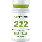 PURE FENBEN F-zole 222 mg | 99.90% Purity | 3rd-Party Lab-Verified | 120 Capsules