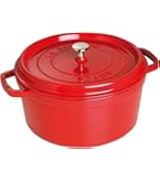 STAUB La Cocotte （レッド・20cm） Amazon.com: STAUB Cast Iron Roaster/Cocotte, Round, 20 cm, 2.24 L