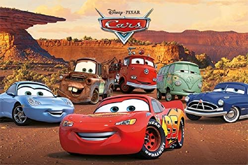 Amazon Com Cars Poster Pixar Version Size 24x36 Everything Else