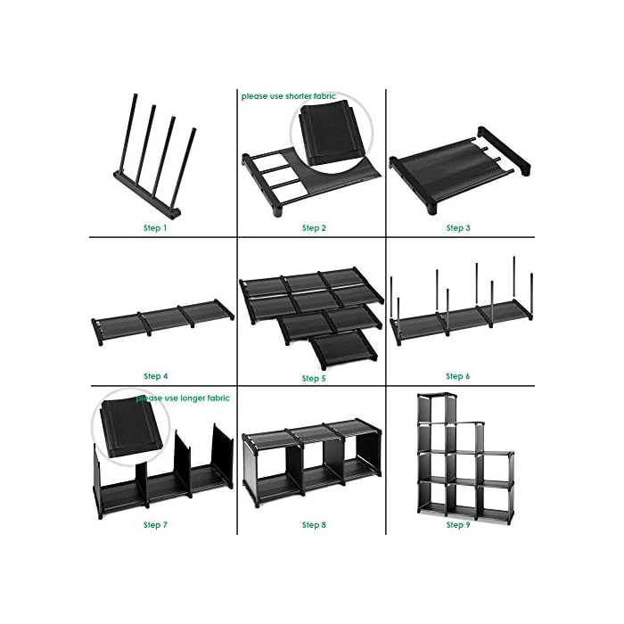 TomCare Cube Storage 9Cube Closet Organizer Cube Organizer Storage
