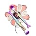 Mermaid Makeup Brush Set Kabuki Makeup Brushes Cosmetics Foundation Blending Brush Beauty Brushes Kit Premium Makeup Brush Concealer Cosmetic Tools - 11Pcs (Multi-color GradientA)