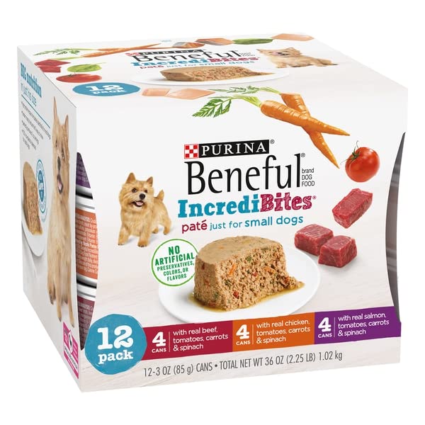 PURINA, BENEFUL DOG FOOD PATE SMALL DOGS, 36 OUNCE