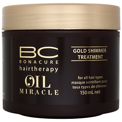 Schwarzkopf bc Oil miracle Gold shimmer treatment thick Hair cosmetic femme 150ml (4045787291537)