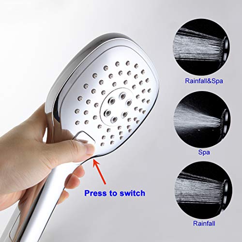 POP SANITARYWARE Shower System Polished Chrome Bathroom Rainfall Shower