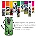 KUYOU Hydration Bladder 3 Liter Leak Proof Water Reservoir with Drinking Tube Clips Military Water Storage Bladder for Hiking Biking Climbing Cycling Running Large Opening,Insulated Tube,BPA Free