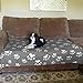 Pet/Personal Blanket-Cat/Dog Paws-Fleece-5 Foot Long-Gray w/ White Paws