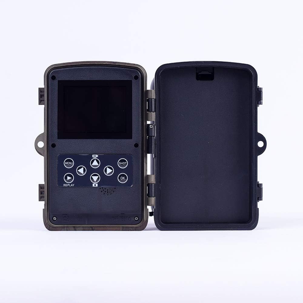 Trail Game Camera 20MP 1080P Full HD Waterproof Hunting Scouting Cam Trap Camera for Wildlife Watching & Hunting with 120°Detecting Range Motion Activated Night Vision 2” LCD IR LEDs: Electronics