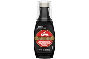 SC JOHNSON KIWI Black Shoe Polish and Shine | Military Shoe Care for Combat Shoes and Boots | 2.4 Fl Oz
