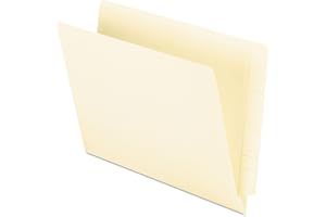 Pendaflex End Tab Folders, Full Tab, Letter, Manila, 100/Box
