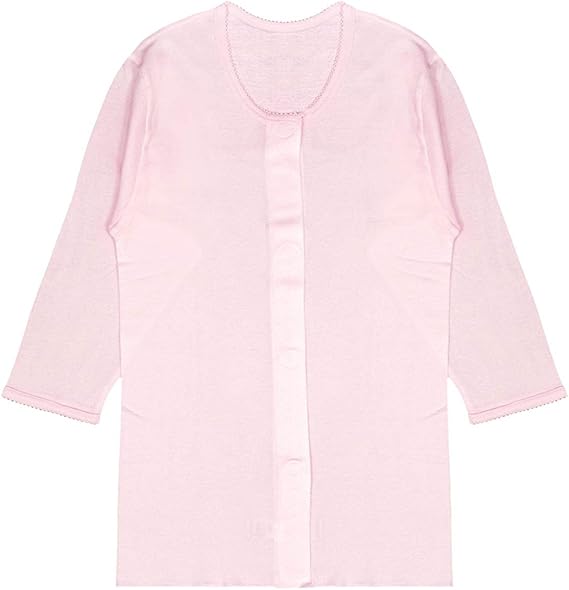 Amazon アスナロ 肌着 下着 女性 スリーマー レディース マジックテープ付 肌着 綿100 7分袖 インナーシャツ 通販