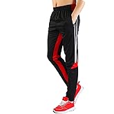 Shinestone Sport Pants, Men Athlete Sports Jogger Training Track Fitness Casual Pants Trousers with Zippered Pockets