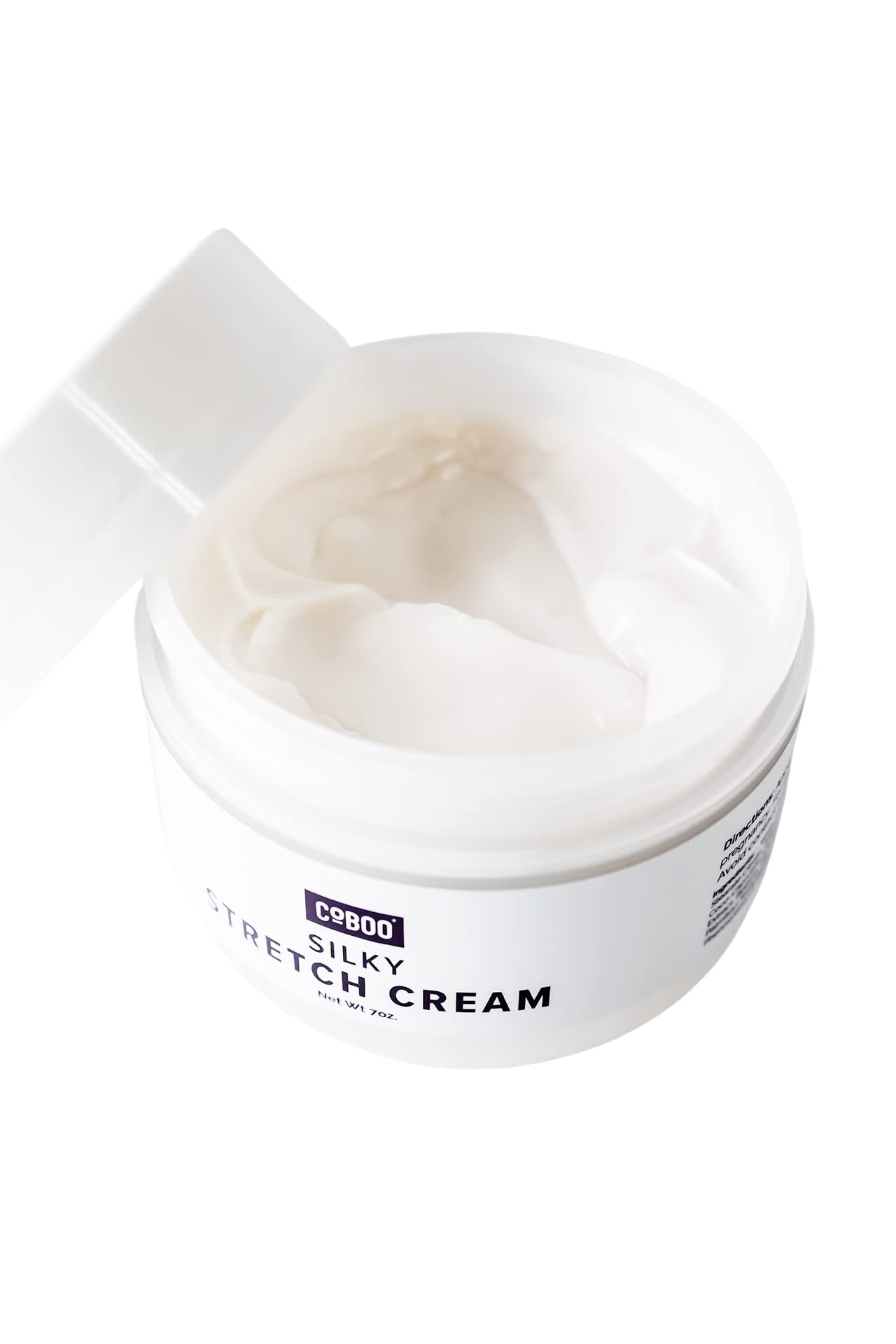CoBoo Silky Stretch Cream | Maternity Stretch Mark Cream for Pregnancy | Paraben Free 7oz Formula to Reduce Stretch Marks & Improve Skin Elasticity | Refreshing Scent