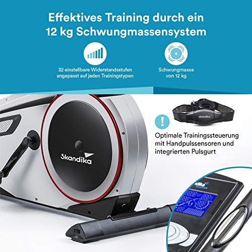 skandika-Ergometer-Morpheus-Fitnessbike-Heimtrainer-mit-Steuerung-und-Street-View-Funktion-Pulsgurt-32-einstellbare-Widerstandseinstellung-und-Multifunktionscomputer-mit-Kalorienverbrauch