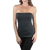 ToBeInStyle Women's Slim Fit Longline Cami with Adjustable Straps