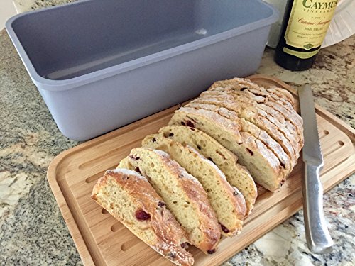Bamboo Fiber Bread Box with Cutting Board