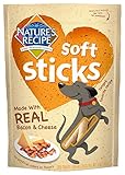 Nature's Recipe Soft Sticks Dog Treats Made with Real Bacon & Cheese (1 Pack), 5 oz