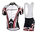 sponeed Men's Shorts Bib and Jersey Cycling Kits Set Road Bike Outdoor Riding Sportswear