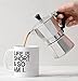 MAUAG Funny Quote Coffee Mug, Life Is Short and So Am I Best Christmas Gifts Cup White, 11 Oz