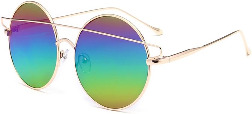 Cloud Sunglasses Glasses UV Coloured Women and Men Fashion Round Lens Gold Frame Good Valentine's Day Gift