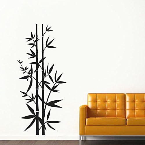 CreativeWallDecals Wall Decal Vinyl Sticker Decals Art Decor Design Bedroom Dorm Office Chinese Japanese Bamboo Tree Branches Yoga Khorma Buddha (R1451)