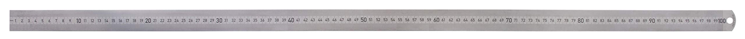Connex COX700100 Rigid Ruler of Rustproof Steel, Silver, 1000 mm
