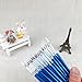 10Pcs Miniature Fine Paintbrushes Detail Painting Brushes for Watercolor Acrylic #0
