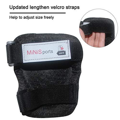 image for MiNiSports Kids/Youth Knee Pad Elbow Pads Guards Protective Gear Set f