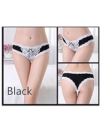 KUKOME ropa interior corta suave con lazo para dama