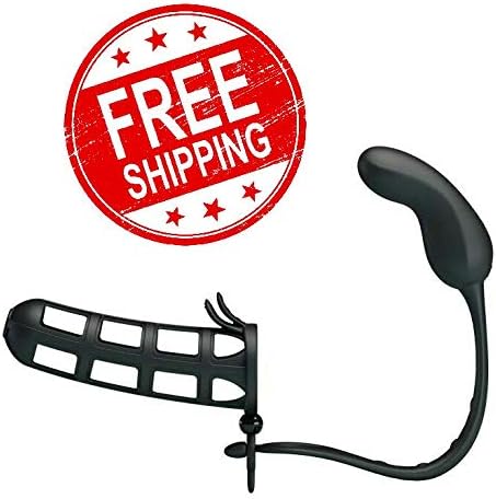 Unreal Waterproof Silicone Shaft Sheath Extension Extender Cage Moving Plug Toy Grade 1708
