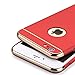 Hovis Shockproof Thin Hard Case Cover for iPhone 6plus /6SPlus5.5Inch (Red)