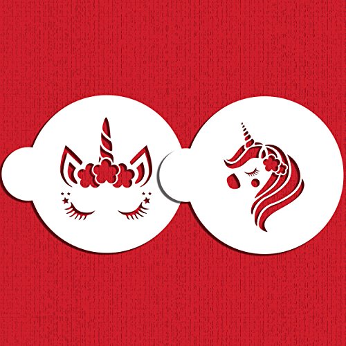 Unicorn Cookie Stencil Set C1027 by Designer Stencils