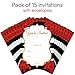 Papery Pop Invitations with Envelopes (15 Count) - Bridal Shower Invitations, Wedding Shower Invitations, Bachelorette Party Invitations, Birthday Invitations