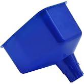 Funnel King Offset Oil Funnel, Blue, 1.75 Pint, 6.2 x 3.8 x 5.6 Inches