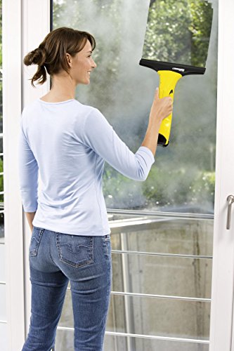 [- Kärcher Akku Fenstersauger WV 50 Plus für Fenster, Fliesen, Spiegel & Dusche, Fens