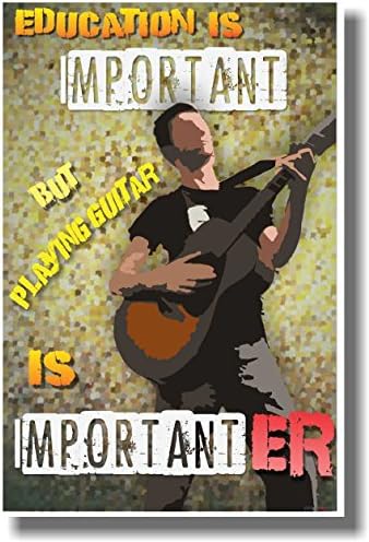 PosterEnvyGuitar Is Importanter - NEW Funny Music Poster
