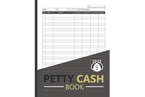Petty Cash Book: Cash Flow Log Book A4 | petty cash ledger | petty cash log book For Small Business Accounting Purposes. 101 
