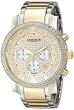 Akribos XXIV Men's AK439TT Grandiose Diamond Quartz Chronograph Gold Dial Watch