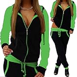 Dreamyth-sets 2Pcs Women Tracksuit Splice Zipper
