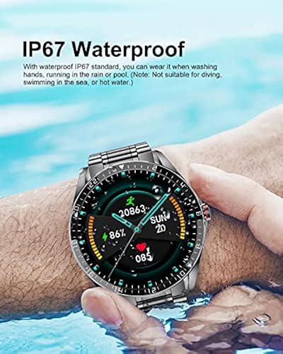 LIGE Smart Watch, IP67 Waterproof Fitness Tracker for Android iOS