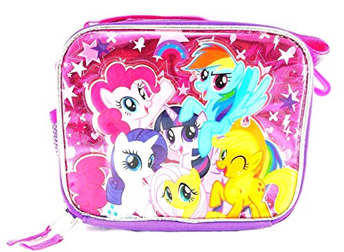 Hasbro My Little Pony Girls Canvas Pink & Purple Insulated Lunch Bag