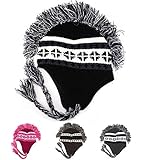 Enimay Men's Women's Mohawk Beanie Cold Weather Winter Hat Skull Cap