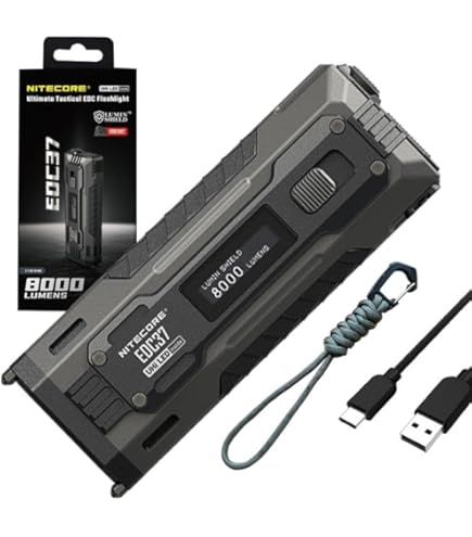 Nitecore EDC35 High Power 5000 lumens NiteLab UHi 40 Max LED
