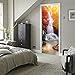 Fymural 3D Retro Stone Step Door Wall Mural Wallpaper Stickers Vinyl Removable Decals for Home Room Decoration 30.3x78.7