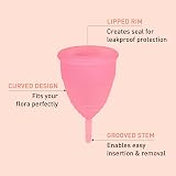 Sirona Reusable Menstrual Cup Medium | Heavy Flow Tampon Alternative view 3