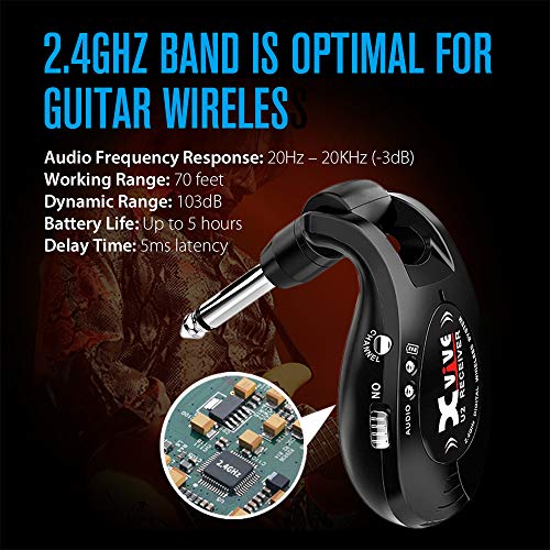 Xvive U2 Guitar Wireless System Guitar Wireless Transmitter and