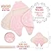 Receiving Blanket Wrap Swaddle-For Newborn Baby Nursery -Perfect Baby Shower Gift For Baby Boys-Super Soft -100% Plush Coral Fleece Double Layered Fabric - Pink Stars- With Gift Box (Pink) …
