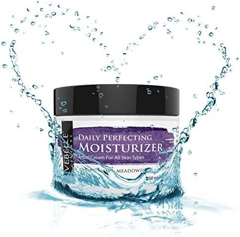 VEBELLE Facial Moisturizer by Anti Aging Company - This Organic &amp; Natural Face Moisturizing Cream is Best for all Skin Types; Sensitive, Dry, Mature, Stressed and Beyond - 2oz