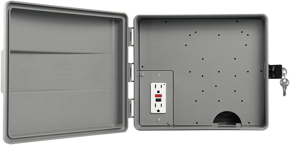 Orbit 57095 Outdoor-Mounted Controller Timer Box Cover, Grey : Automatic Lawn Irrigation Controllers : Garden & Outdoor