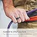 Enso Mens Ultralite Silicone Ring - Safe Wedding Band for Sports, Work, Gym, Military, First Responders.